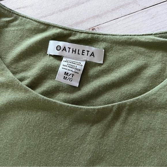 EUC Athleta Santorini Thera Dress in Eucalyptus Olive size Medium Tall - Picture 10 of 13
